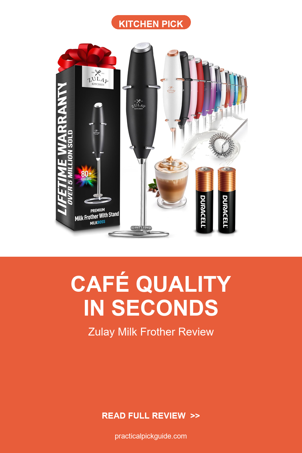 Zulay Milk Frother Handheld Review: Your 15-Second Path to Café-Quality Foam