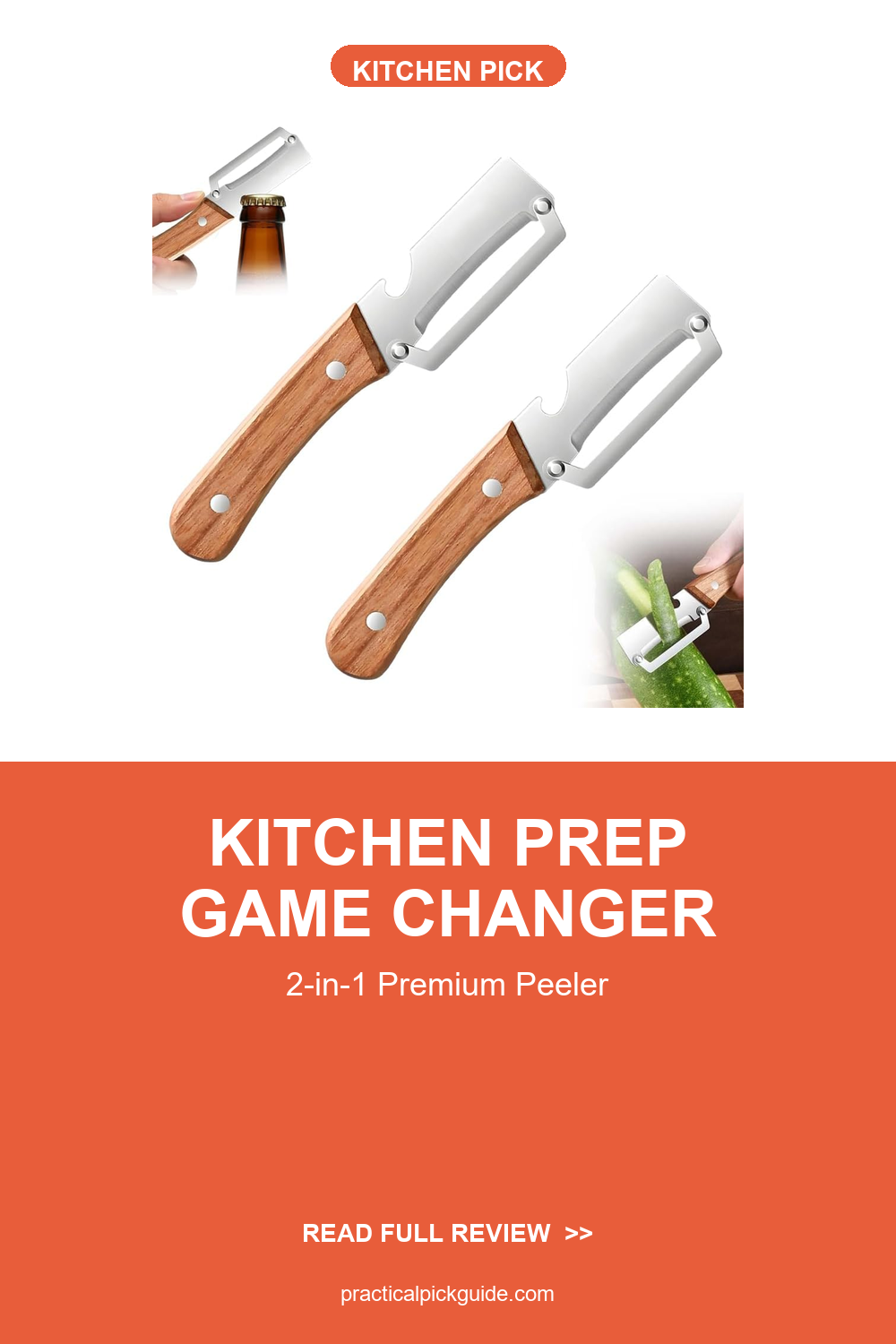 Premium Vegetable Peeler with Wooden Handle and Bottle Opener Review: The 2-in-1 Kitchen Essential You Never Knew You Needed